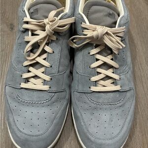 Polo Ralph Lauren Light Blue Sneakers with Cream Laces